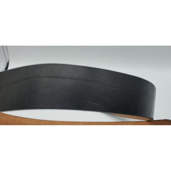 Krazy Cow Women\'s Black Leather Belt with Silver (Brighton Like) Buckle  Size XL main image 10